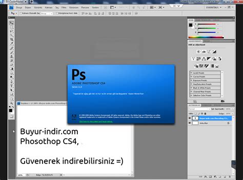 Adobe photoshop cs4 indir türkçe